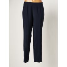 ROSSO 35 - Pantalon slim bleu en laine vierge - Femme - Taille 48 - Modz