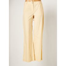 BATISTE - Pantalon large jaune en coton - Femme - Taille 40 - Modz