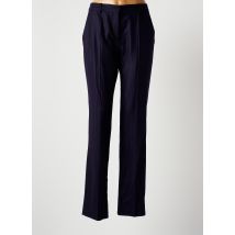 INES DE LA FRESSANGE - Pantalon chino bleu en laine - Femme - Taille 42 - Modz
