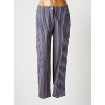 INES DE LA FRESSANGE - Pantalon chino bleu en coton - Femme - Taille 38 - Modz