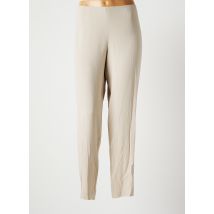 ANTONELLI FIRENZE - Pantalon droit beige en acetate - Femme - Taille 44 - Modz