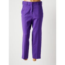 MARGAUX LONNBERG - Pantalon 7/8 violet en laine vierge - Femme - Taille 36 - Modz