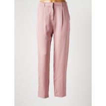 SAMSOE & SAMSOE - Pantalon slim rose en lyocell - Femme - Taille 36 - Modz