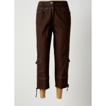 CHRISTINE LAURE - Pantacourt marron en polyester - Femme - Taille 40 - Modz