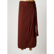 MARIA BELLENTANI - Jupe longue marron en coton pour femme - Taille 42 - Modz