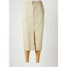 HARMONY - Jupe longue beige en coton - Femme - Taille 36 - Modz
