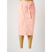 ATELIER GARDEUR - Jupe mi-longue orange en coton - Femme - Taille 34 - Modz