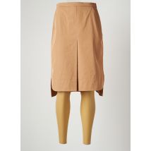 JIL SANDER - Jupe mi-longue beige en polyester - Femme - Taille 36 - Modz