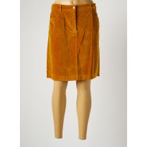 HARTFORD - Jupe mi-longue jaune en coton - Femme - Taille 42 - Modz