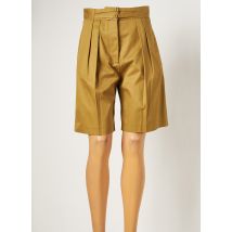 INES DE LA FRESSANGE - Bermuda beige en coton - Femme - Taille 38 - Modz