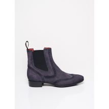 SANTONI - Bottines/Boots violet en cuir - Femme - Taille 35 - Modz