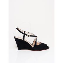 SANTONI - Sandales/Nu pieds noir en cuir - Femme - Taille TU - Modz