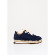 INES DE LA FRESSANGE - Espadrilles bleu en cuir - Femme - Taille 36 - Modz