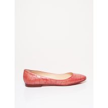 SANTONI - Ballerines rouge en cuir - Femme - Taille 38 - Modz
