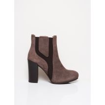 UNISA - Bottines/Boots gris en cuir - Femme - Taille 39 - Modz