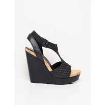 VIC - Sandales/Nu pieds noir en cuir - Femme - Taille 35 - Modz