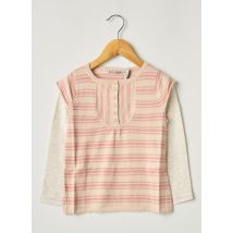 KOOKAI - Pull rose en coton pour fille - Taille 4 A - Modz