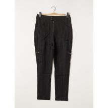 OBJECT - Pantalon droit noir en lyocell - Femme - Taille 38 - Modz