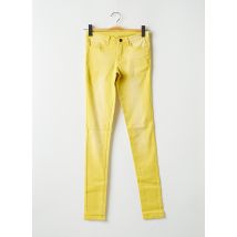 VILA - Jeans coupe slim jaune en coton - Femme - Taille 34 - Modz