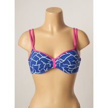 BELCOR - Haut de maillot de bain bleu en polyamide - Femme - Taille 90B - Modz