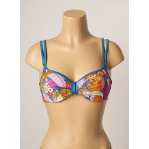 BELCOR - Haut de maillot de bain bleu en polyamide - Femme - Taille 105B - Modz