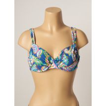 BELCOR - Haut de maillot de bain bleu en polyamide - Femme - Taille 105B - Modz