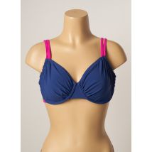 BELCOR - Haut de maillot de bain bleu en polyamide - Femme - Taille 105C - Modz