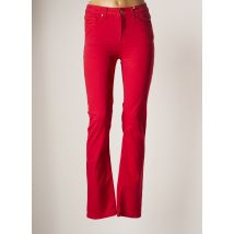 VOTRE NOM - Pantalon droit rose en coton - Femme - Taille 36 - Modz