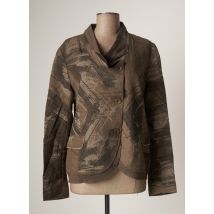 MARITHE & FRANCOIS GIRBAUD - Veste casual marron en laine vierge - Femme - Taille 38 - Modz