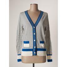 STEFAN GREEN - Gilet manches longues bleu en coton - Femme - Taille 38 - Modz