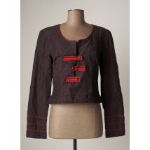 MADAME ZAZA OF MARSEILLE - Veste casual violet en coton - Femme - Taille 44 - Modz
