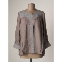 ENTRACTE - Chemisier marron en viscose - Femme - Taille 36 - Modz