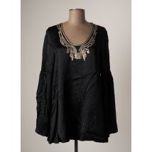 VERTIGO - Blouse noir en soie - Femme - Taille 38 - Modz