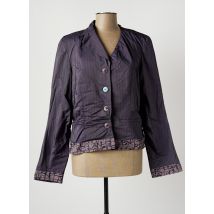 MADAME ZAZA OF MARSEILLE - Veste casual violet en polyamide - Femme - Taille 44 - Modz
