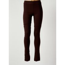PIER ANTONIO GASPARI - Legging marron en viscose - Femme - Taille 40 - Modz
