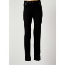 ETINCELLE - Pantalon slim noir en soie - Femme - Taille 36 - Modz