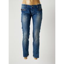 NVY DENIM - Pantalon 7/8 bleu en coton - Femme - Taille W40 - Modz