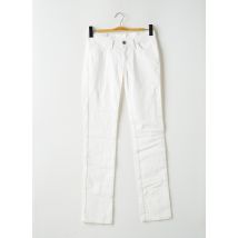 NVY - Jeans coupe slim blanc en coton - Femme - Taille 36 - Modz