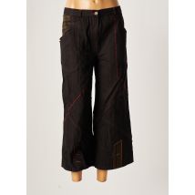 MADAME ZAZA OF MARSEILLE - Pantacourt marron en coton - Femme - Taille 42 - Modz