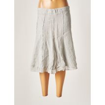 RODIKA - Jupe mi-longue gris en viscose - Femme - Taille 40 - Modz