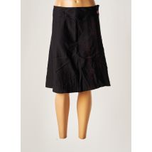 MADAME ZAZA OF MARSEILLE - Jupe mi-longue noir en coton - Femme - Taille 36 - Modz