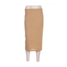 COUTUREINE - Jupe mi-longue beige en polyester - Femme - Taille 44 - Modz