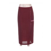 REGINE - Jupe longue rouge en polyester - Femme - Taille 42 - Modz