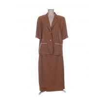 NONET - Veste/jupe marron en polyester - Femme - Taille 44 - Modz