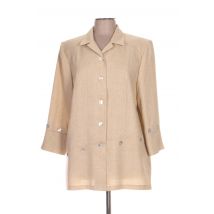 FRANCOISE F - Blazer beige en polyester pour femme - Taille 46 - Modz