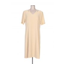 CHRISTIAN MICHEL - Robe mi-longue beige en polyester - Femme - Taille 42 - Modz