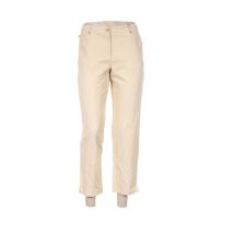 DELMOD - Pantacourt beige en polyester - Femme - Taille 40 - Modz
