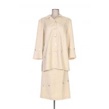 FRANCOIE F - Veste/jupe beige en polyester - Femme - Taille 46 - Modz