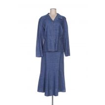 CHRISTIAN MARRY - Veste/jupe bleu en polyester - Femme - Taille 40 - Modz