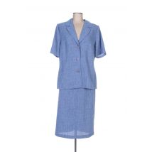 REGINE - Veste/jupe bleu en polyester - Femme - Taille 42 - Modz